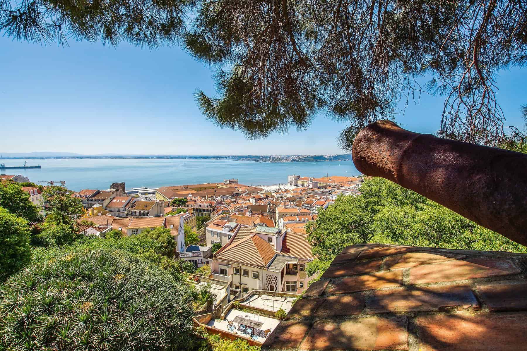 Lisbon-Portugal-viee-from-the-castelo-and-cannon