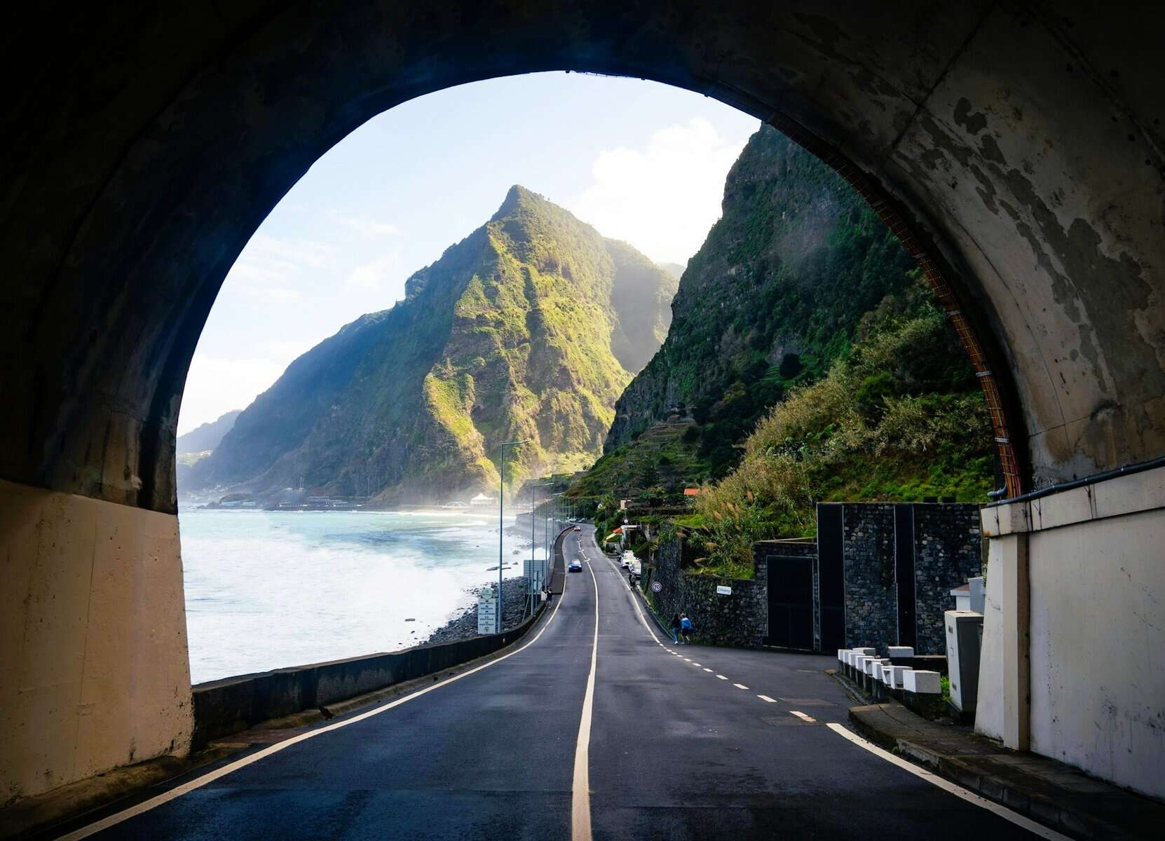 Madeira-Portugal-road-tunnel